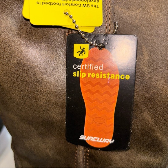 SUREWAY Western Boots - Men’s Square Toe Work Boot,Pull On Leather work boot - Picture 8 of 11